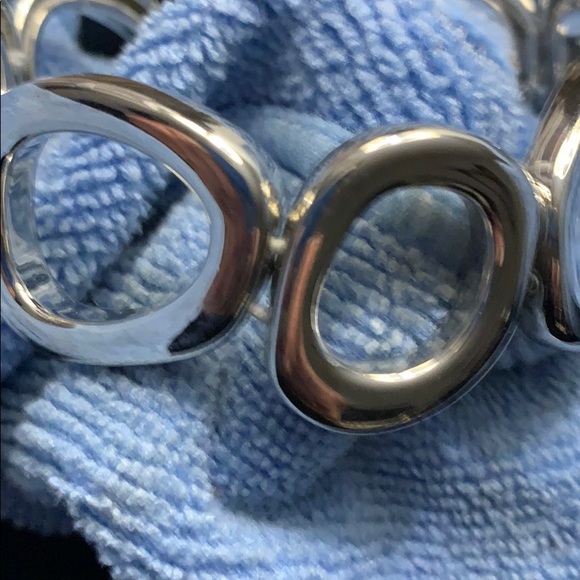 Silver large link bracelet - Picture 2 of 4